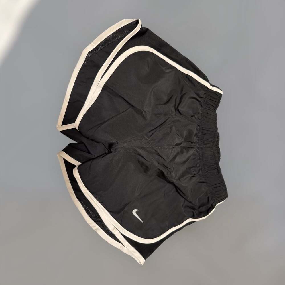 Nike Women's Tempo Dry-FIT Brief-Lined Running Shorts Black/White